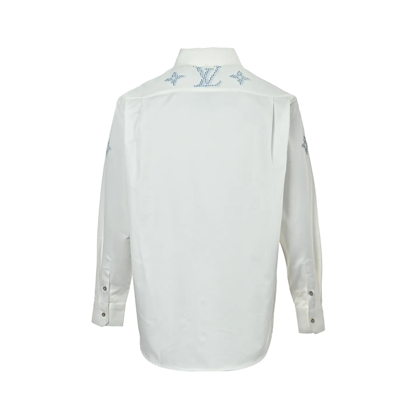 Louis Vuitton/Louis Vuitton dark pattern old flower lapel shirt